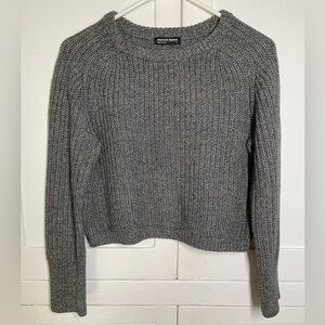 American Apparel Charcoal Women's Crew Neck Sweater